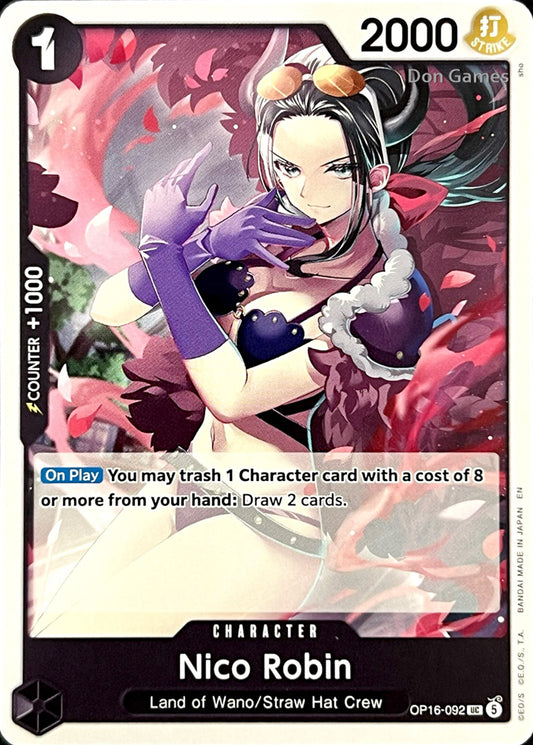 OP16-092 Nico Robin Character Card