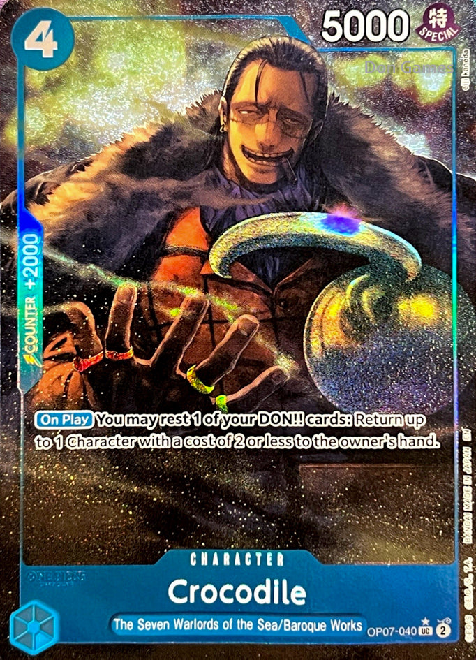 OP07-040 Crocodile Character Card Alternate Art (PRB-02)