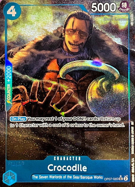 OP07-040 Crocodile Character Card Alternate Art (PRB-02)