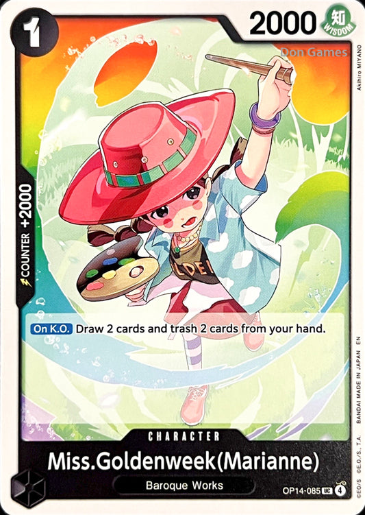 OP14-085 Miss. Goldenweek (Marianne) Character Card