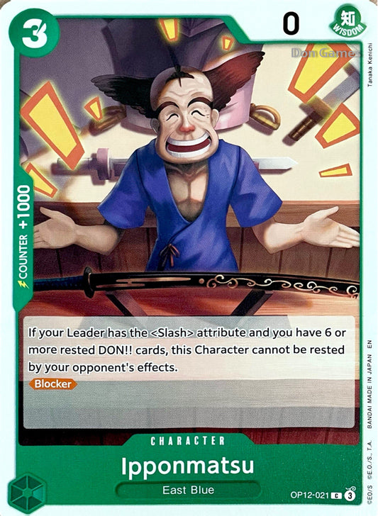 OP12-021 Ipponmatsu Character Card