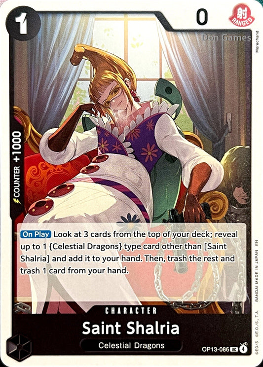 OP13-086 Saint Shalria Character Card