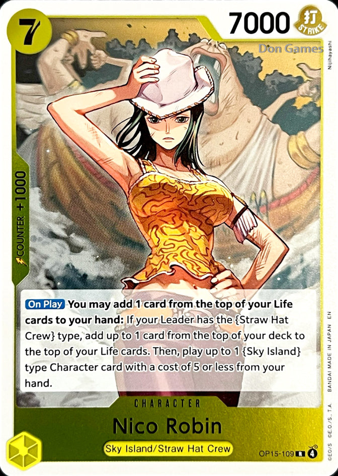 OP15-109 Nico Robin Character Card