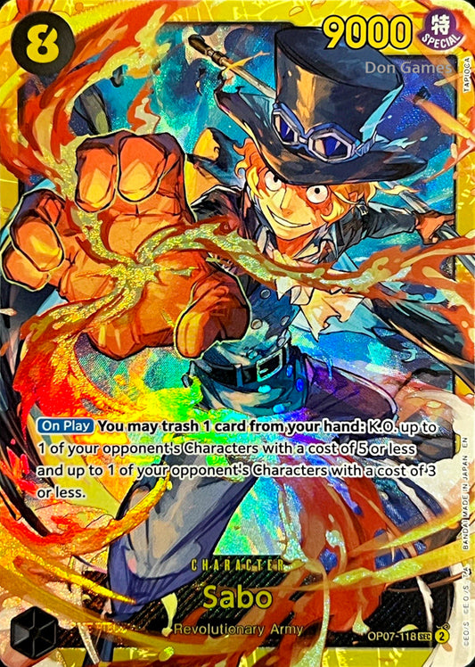 OP07-118 Sabo Character Card (PRB-02 Reprint)