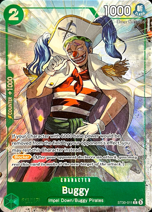 ST30-011 Buggy Character Card Extended Art