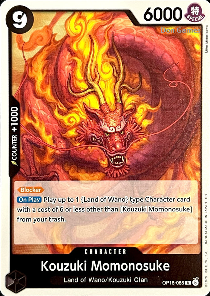 OP16-085 Kouzuki Momonosuke Character Card