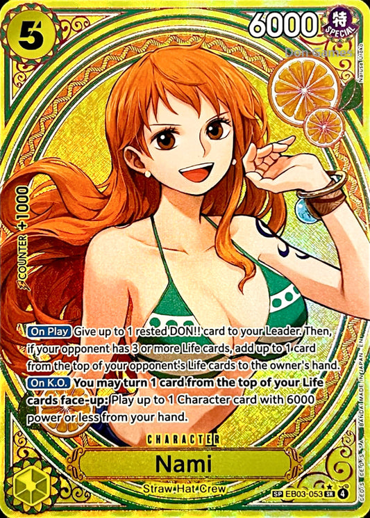 EB03-053 Nami Character Card Special Alternate Art