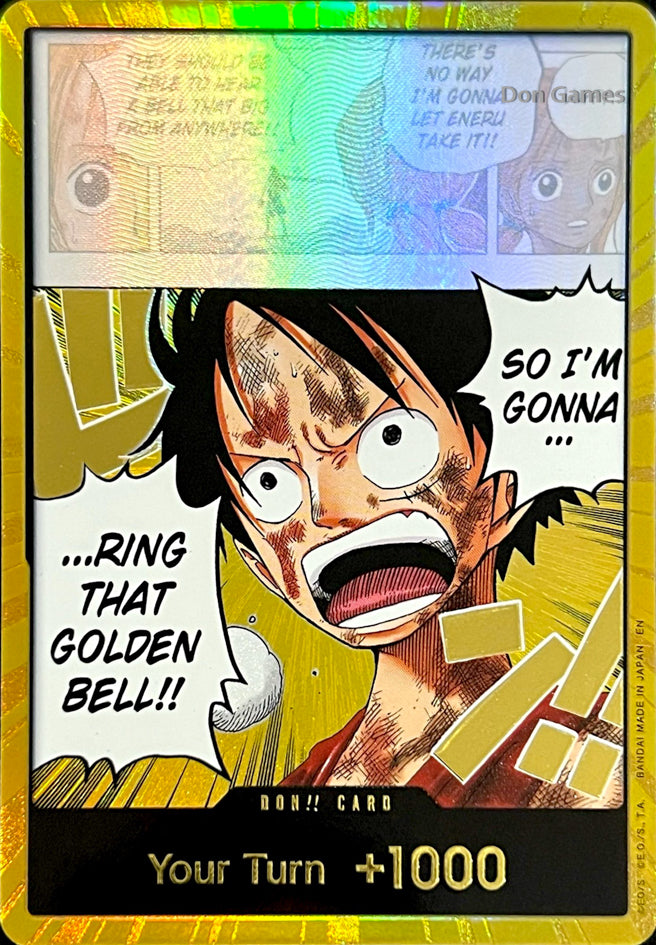 Don [OP-15] Luffy Alternate Art Gold Foil