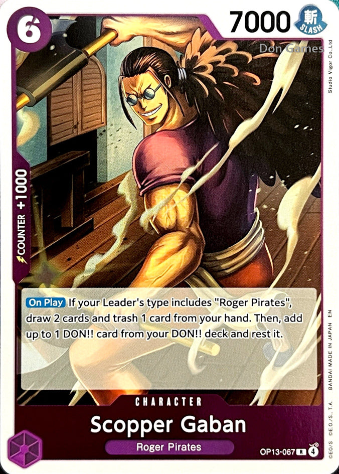 OP13-067 Scopper Gaban Character Card