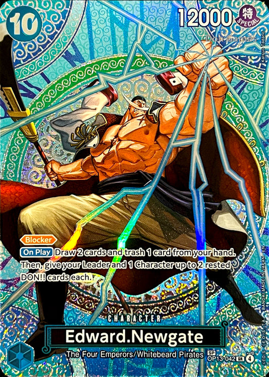 OP13-042 Edward. Newgate Character Card Special Alternate Art