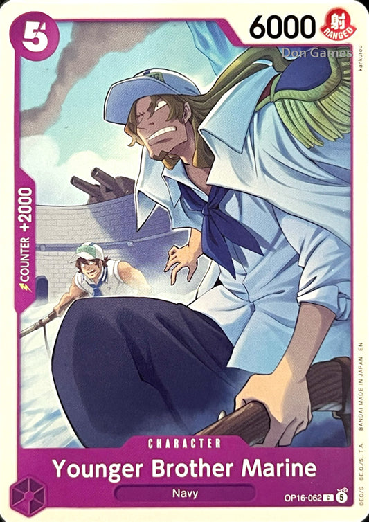 OP16-062 Younger Brother Marine Character Card