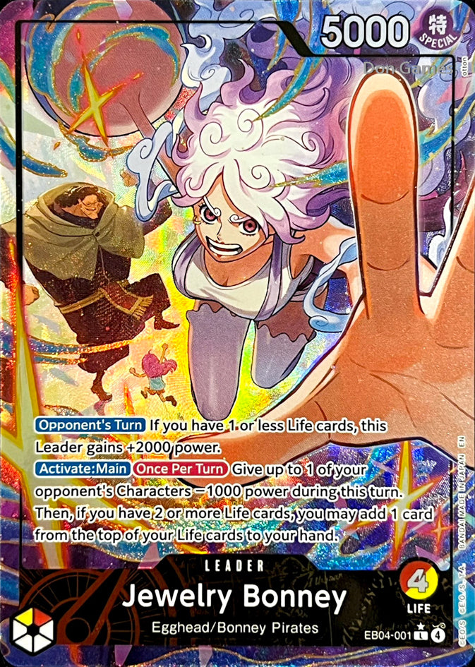 EB04-001 Jewelry Bonney Leader Card Alternate Art