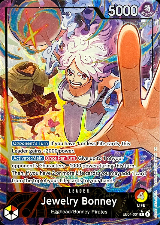 EB04-001 Jewelry Bonney Leader Card Alternate Art