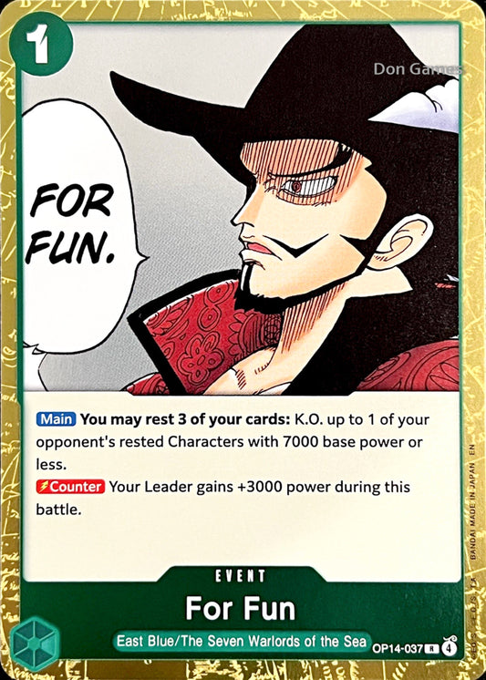 OP14-037 For Fun Event Card