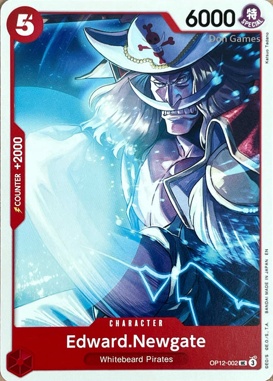 OP12-002 Edward Newgate Character Card