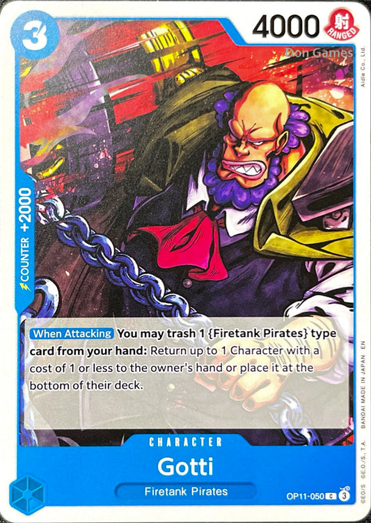 OP11-050 Gotti Character Card