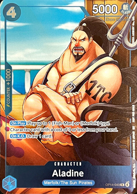 OP14-043 Aladine Character Card Alternate Art Dash Pack