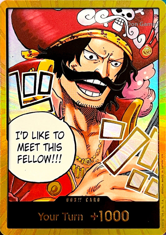 Don [OP-13] Roger Alternate Art Gold Foil