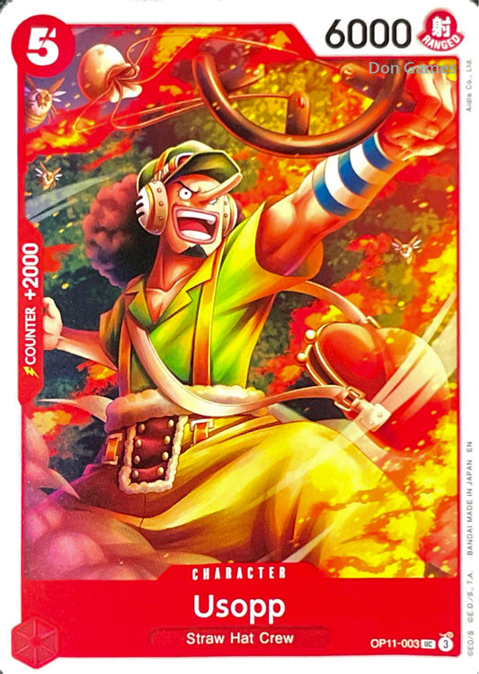 OP11-003 Usopp Character Card