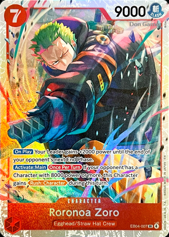 EB04-007 Roronoa Zoro Character Card