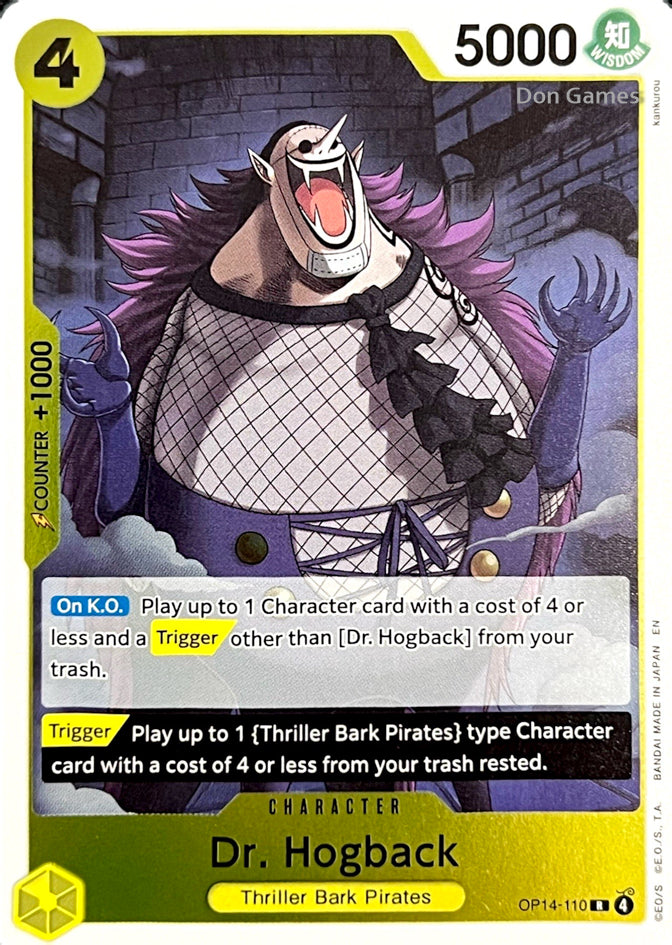 OP14-110 Dr. Hogback Character Card