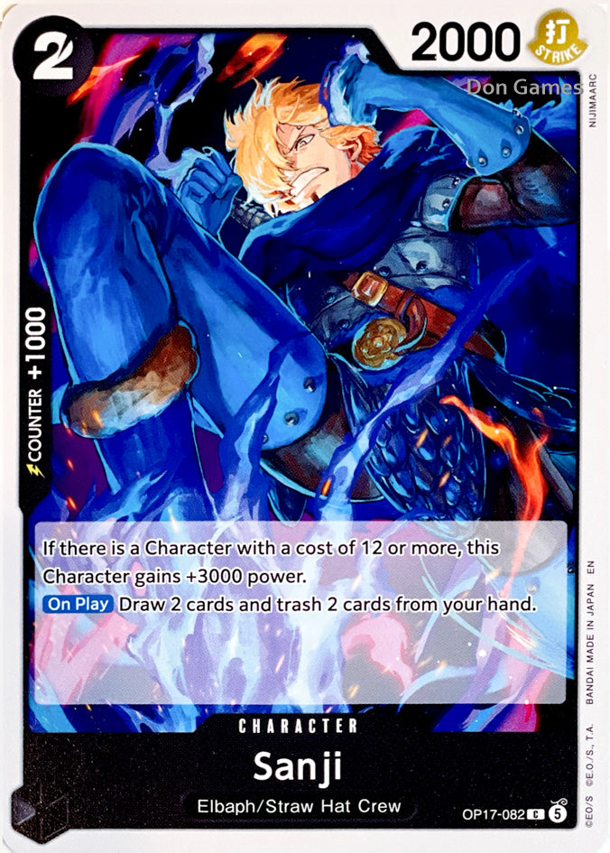 OP17-082 Sanji Character Card
