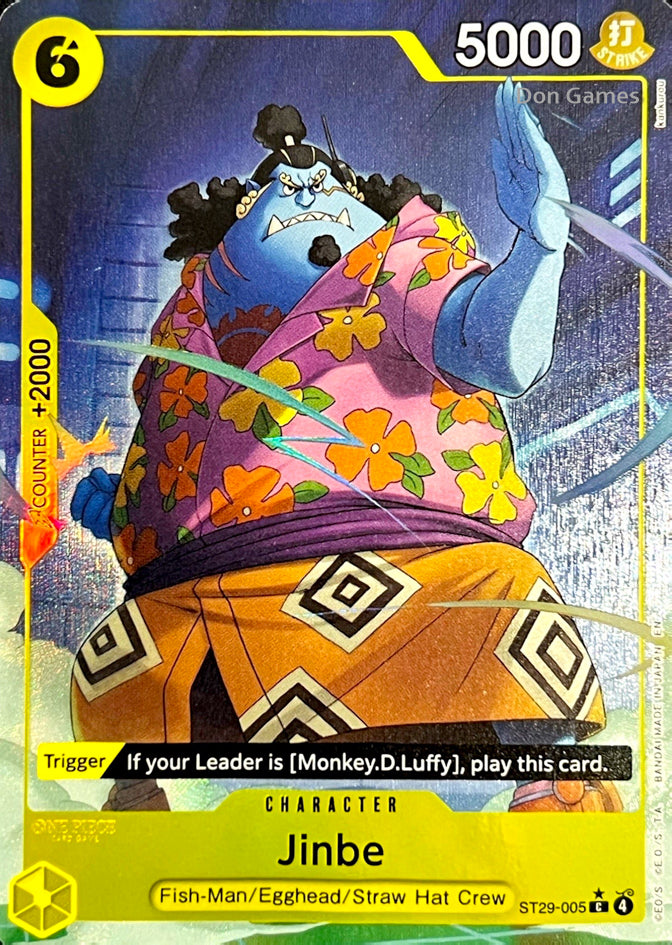 ST29-005 Jinbe Character Card Extended Art