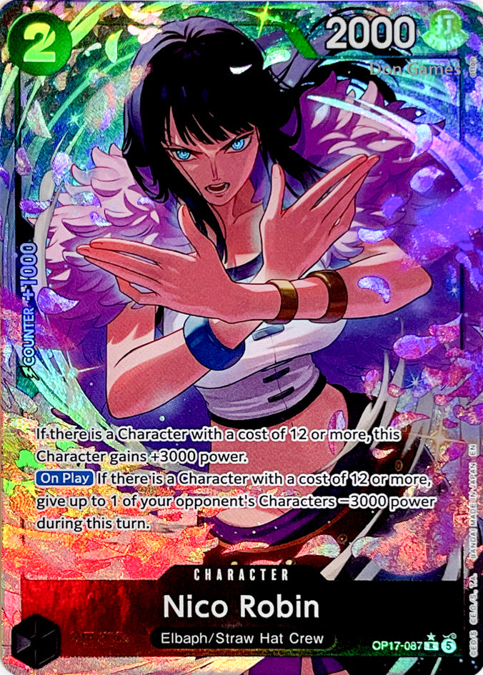 OP17-087 Nico Robin Character Card Alternate Art