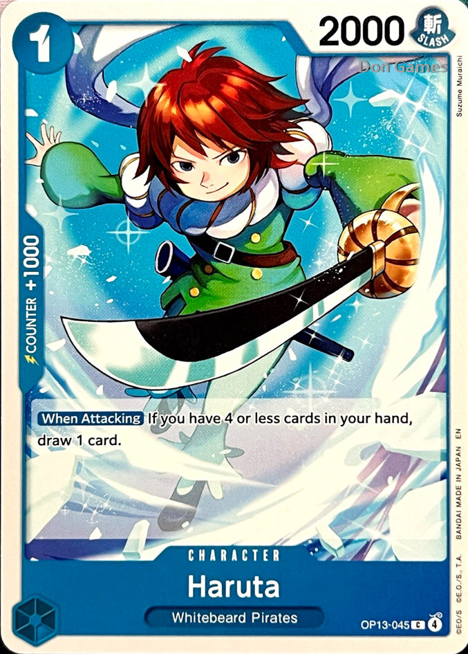 OP13-045 Haruta Character Card
