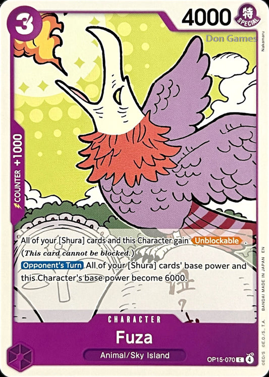 OP15-070 Fuza Character Card