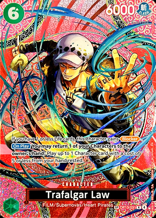 OP13-031 Trafalgar Law Character Card Special Alternate Art