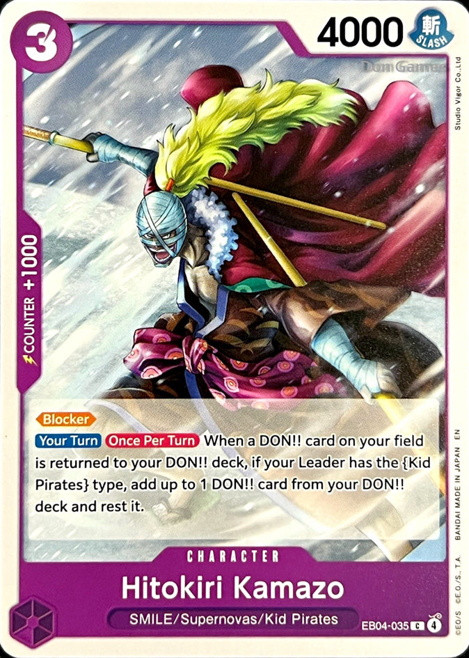 EB04-035 Hitokiri Kamazo Character Card