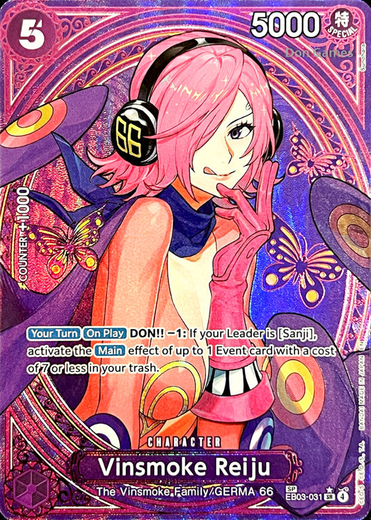EB03-031 Vinsmoke Reiju Character Card Special Alternate Art