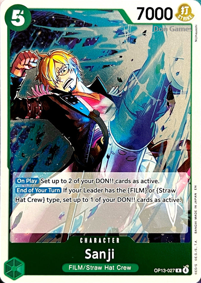 OP13-027 Sanji Character Card