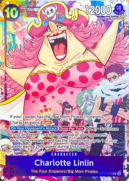 OP11-073 Charlotte Linlin Character Card Alternate Art Promo