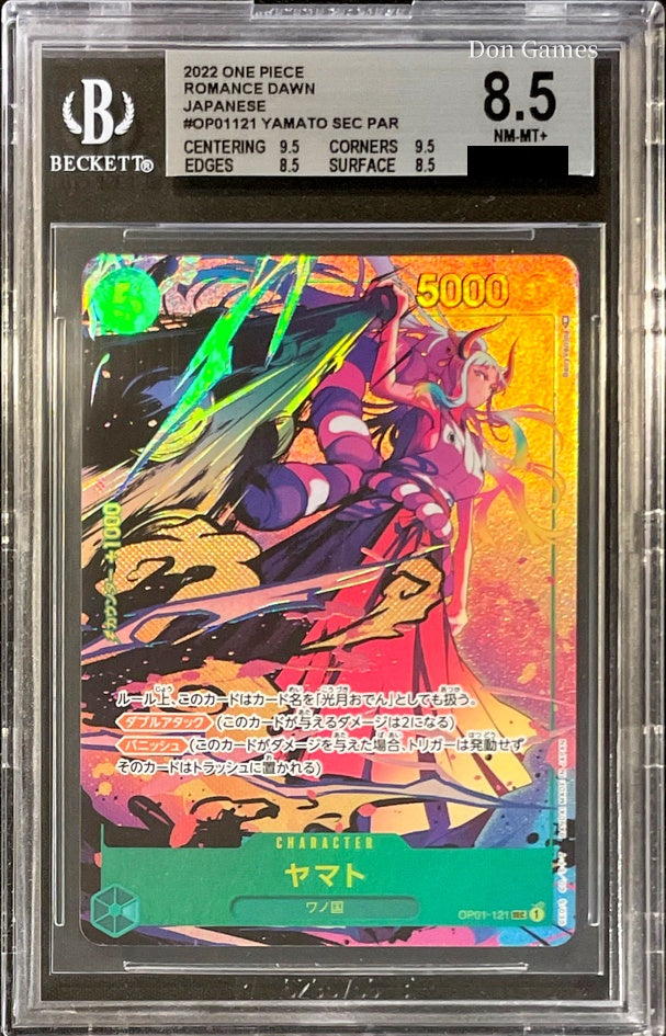 BGS 8.5 [JPN] OP01-121 Yamato Character Card Alternate Art