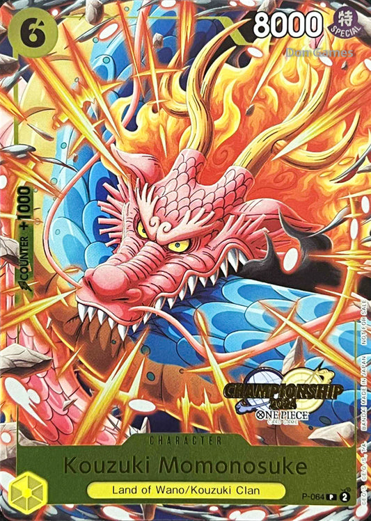 P-064 Kouzuki Momonosuke Character Card Promo CS 2024