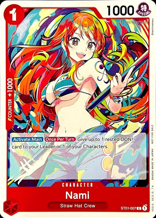 ST01-007 Nami Character Card Alternate Art 2025 New Year Event Promo