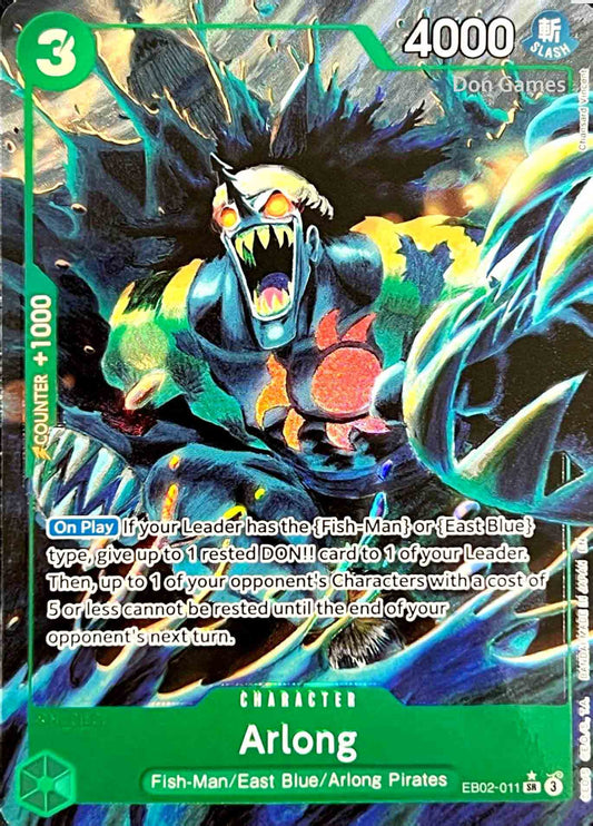 EB02-011 Arlong Character Card Alternate Art