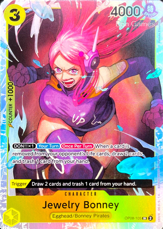 OP08-105 Jewelry Bonney Character Card