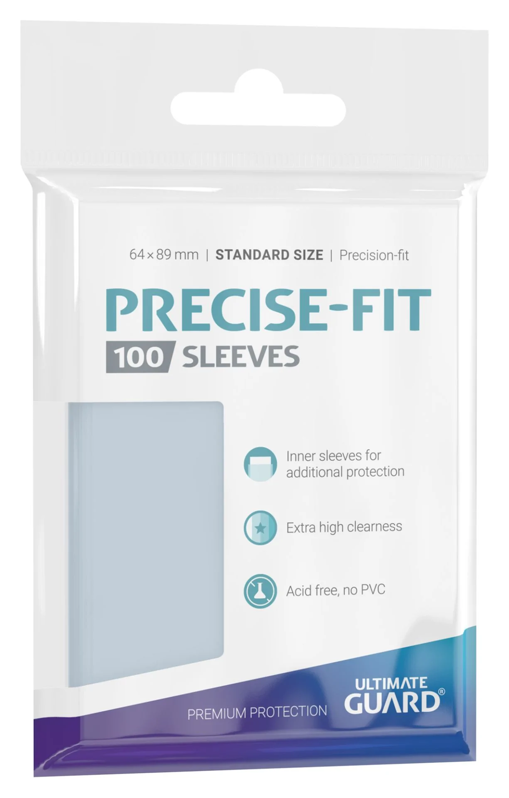 Ultimate Guard Precise-Fit Sleeves Standard Size Transparent (100)