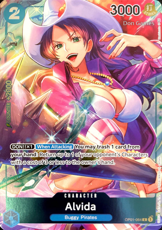 OP01-064 Alvida Character Card Alternate Art