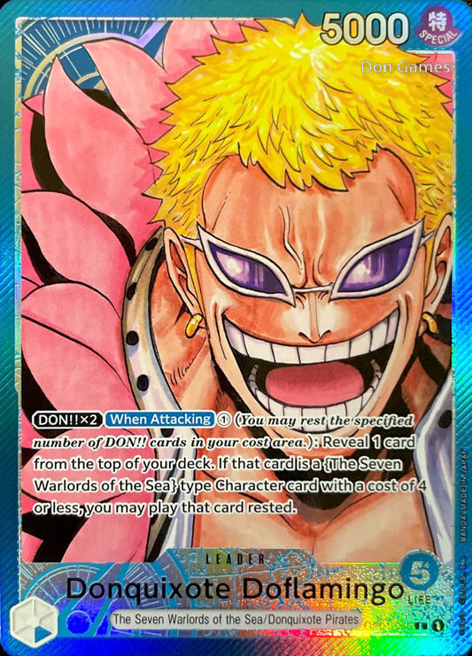 OP01-060 Donquixote Doflamingo Leader Card Alternate Art