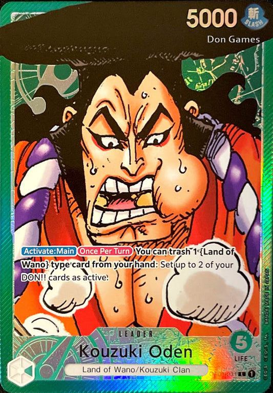 OP01-031 Kouzuki Oden Leader Card Alternate Art