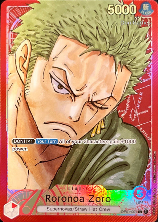 OP01-001 Roronoa Zoro Leader Card Alternate Art