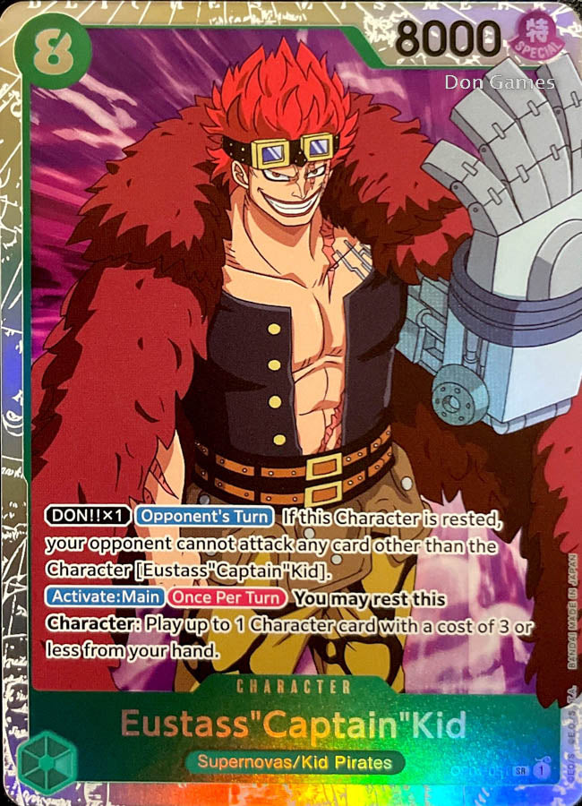 OP01-051 Eustass" Captain" Kid Character Card