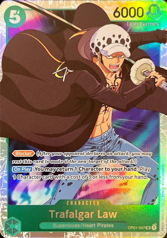 OP01-047 Trafalgar Law Character Card Pre-Errata