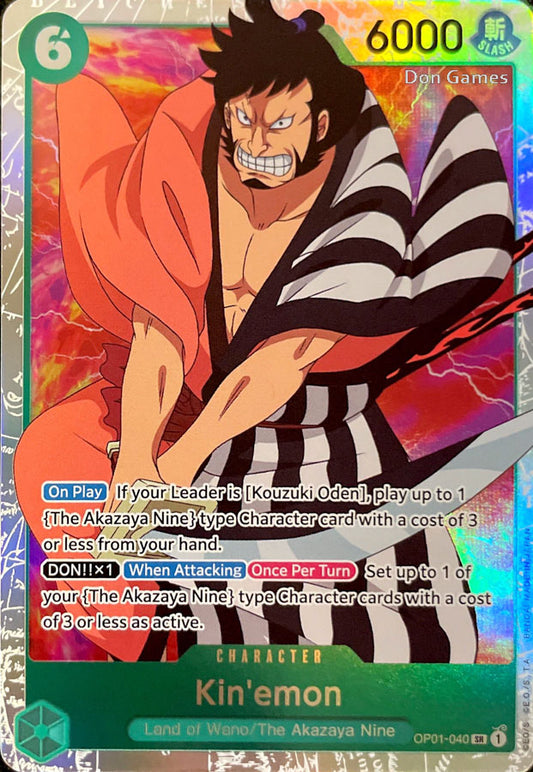 OP01-040 Kin'emon Character Card