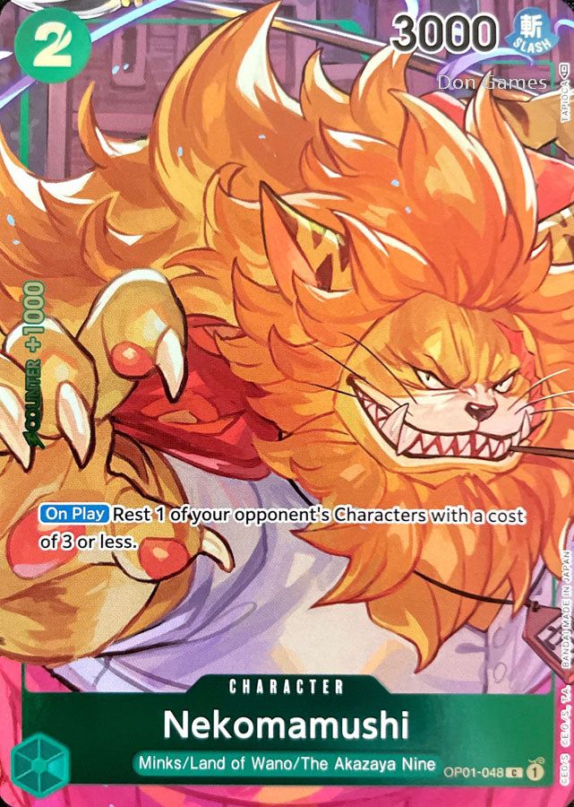 OP01-048 Nekomamushi Character Card Alternate Art