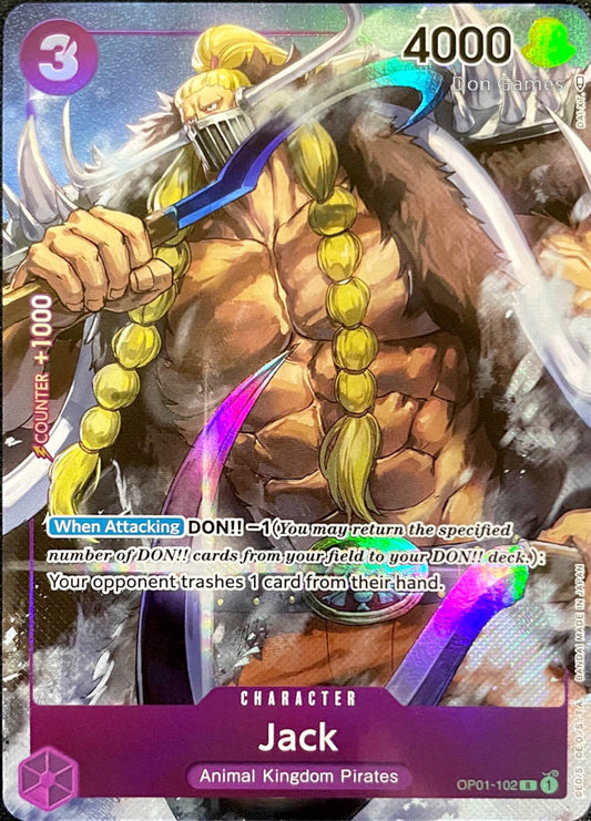 OP01-102 Jack Character Card Alternate Art